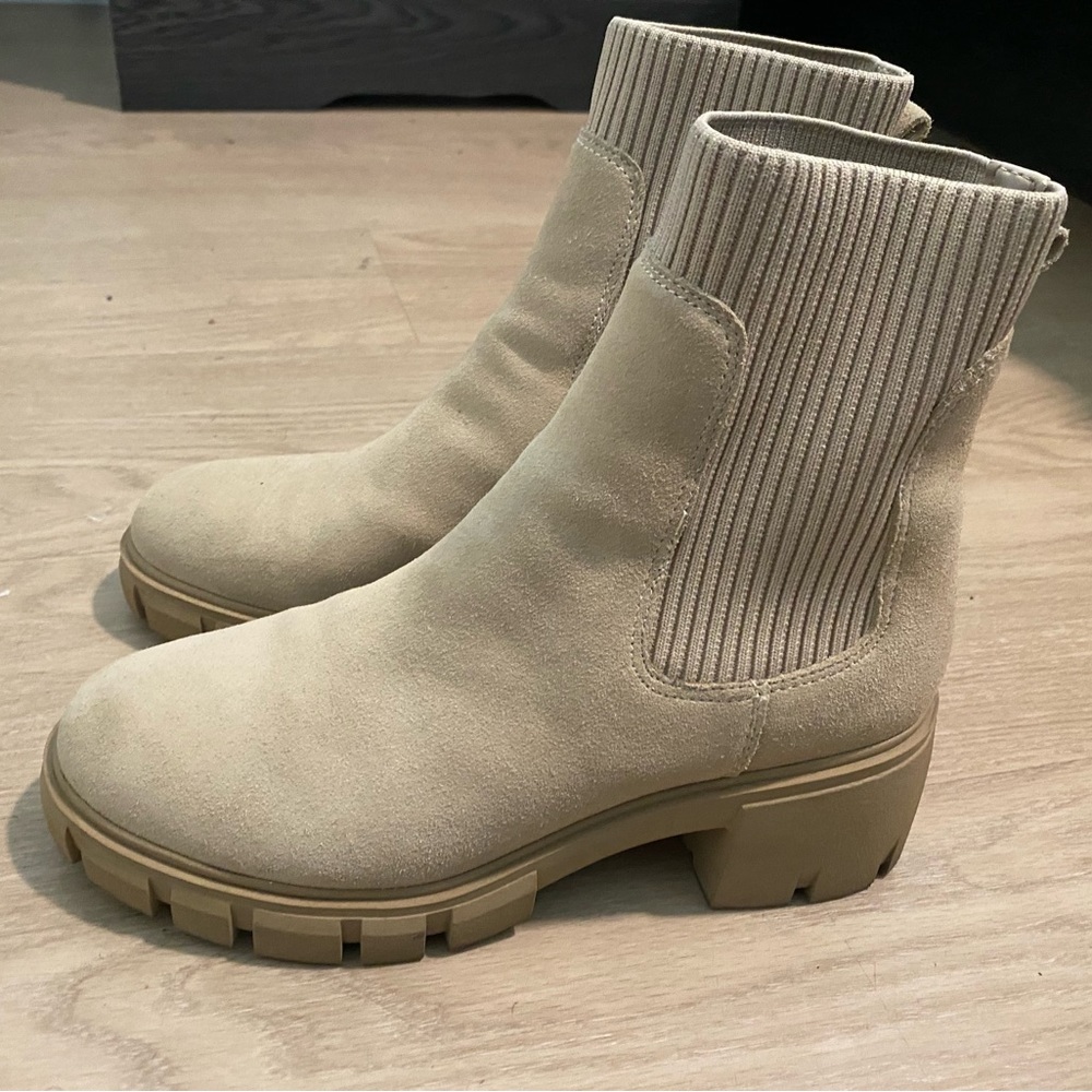 Tan boots
